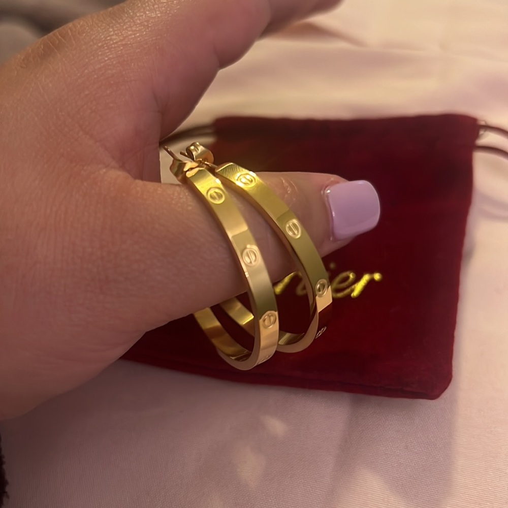 Gold hoops